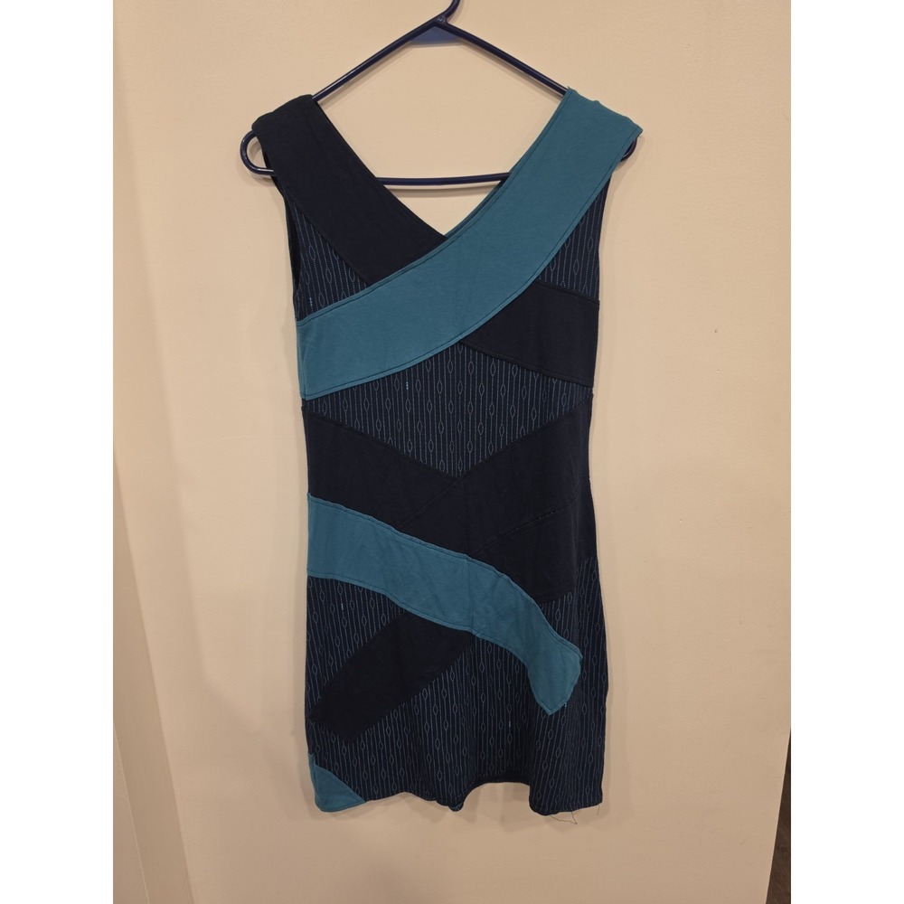 Skunkfunk Colorblocking Bandage Mini Dress  Mixed Texture Patchwork